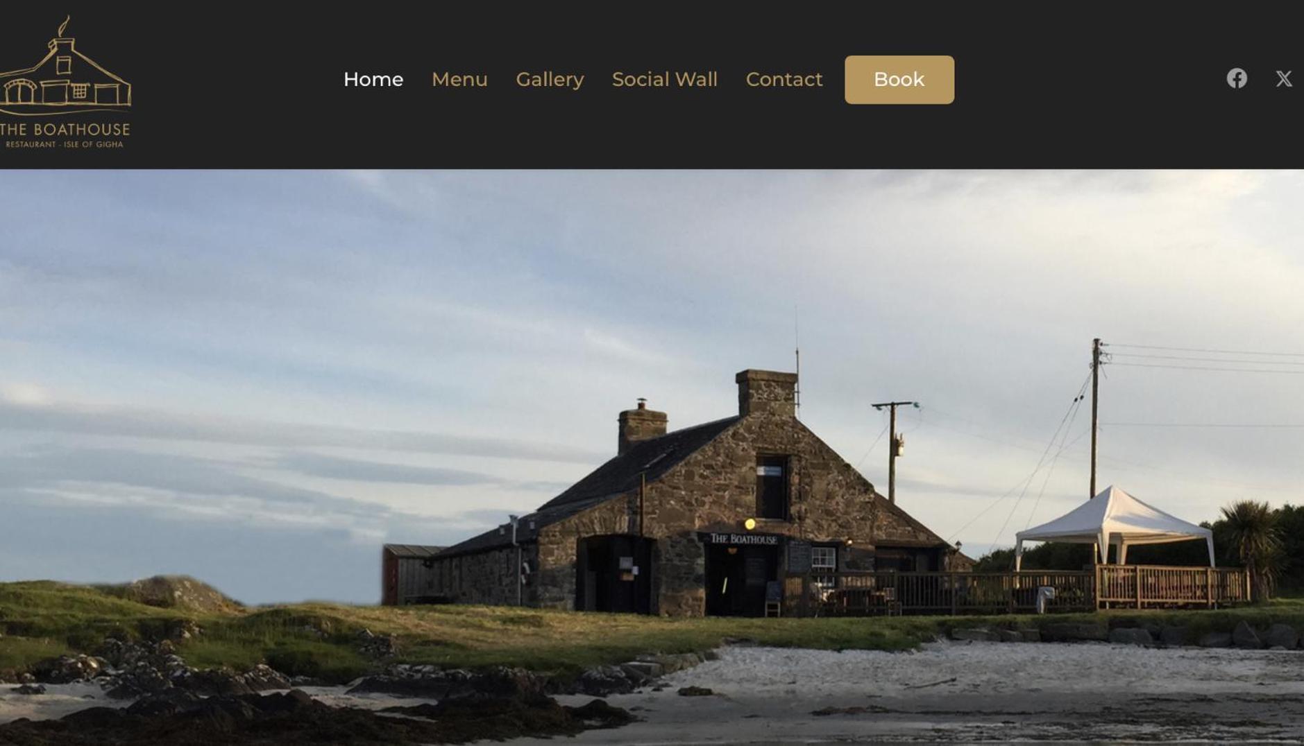 Beach View Cottage Isle of Gigha 외부 사진